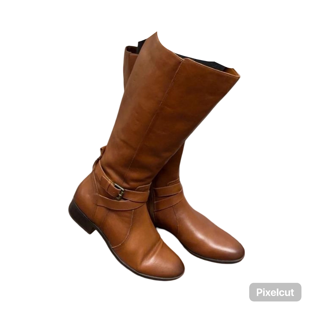 Customer Return Size 6.5 Naturalizer brown 1" Heeled Riding Boots